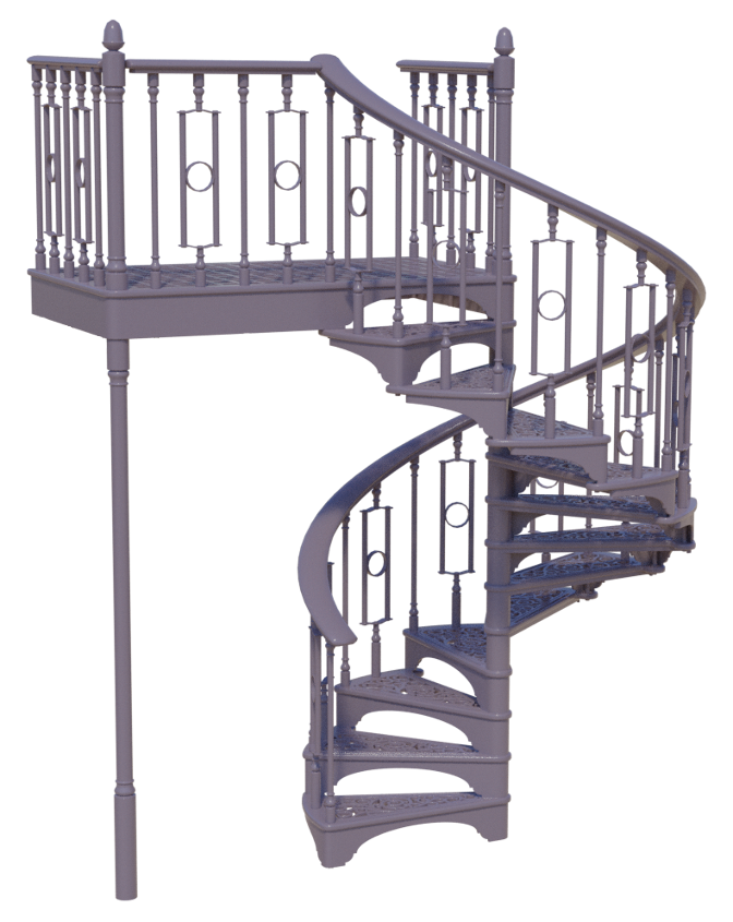 Basic Spiral Staircase Model